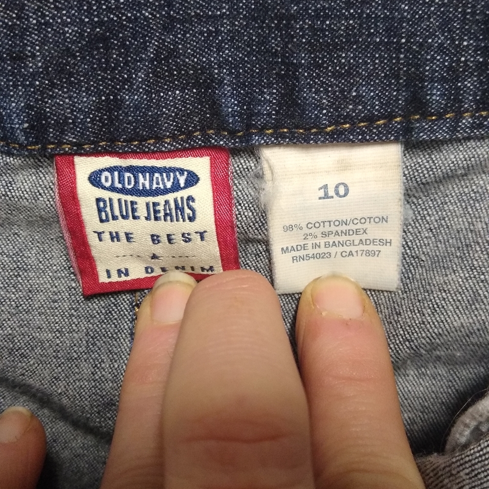 Short skirt old Navy denim shirt - Picture 3 of 3